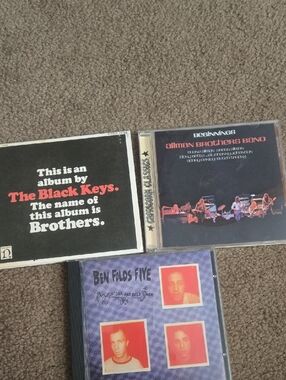 Three Classic Rock CD Lot - Black Keys, Allman Brothers, Ben Folds Five